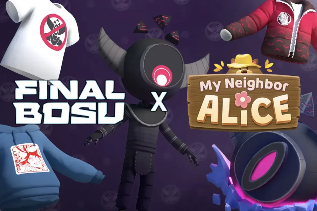 My Neighbor Alice and Final Bosu Launch In-Game Collab