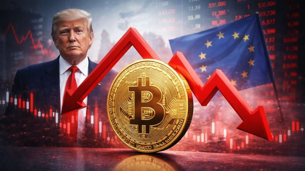 Bitcoin Slides Down After Trumps Tariff Announcement