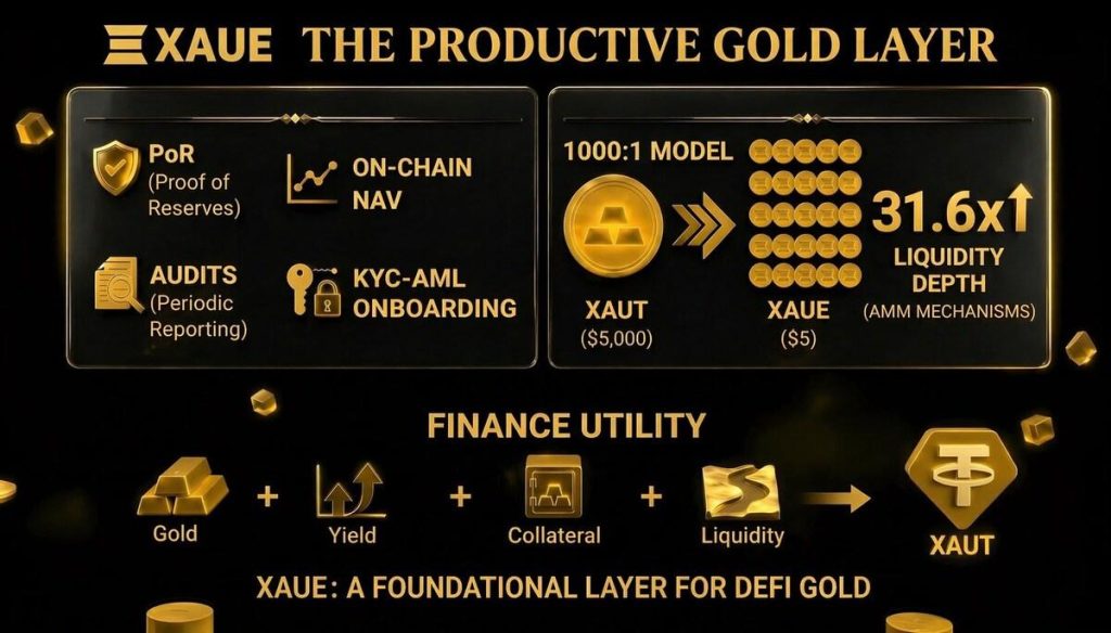 Aurise Foundation Launches XAUE, Unlocking Yield For RWA Gold Aurise Foundation Launches XAUE, Unlocking Yield For RWA Gold
