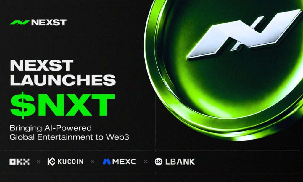 $NXT Launches On OKX Boost, KuCoin, MEXC, And LBank — Bringing AI-Powered Global Entertainment To Web3 $NXT Launches On OKX Boost, KuCoin, MEXC, And LBank — Bringing AI-Powered Global Entertainment To Web3