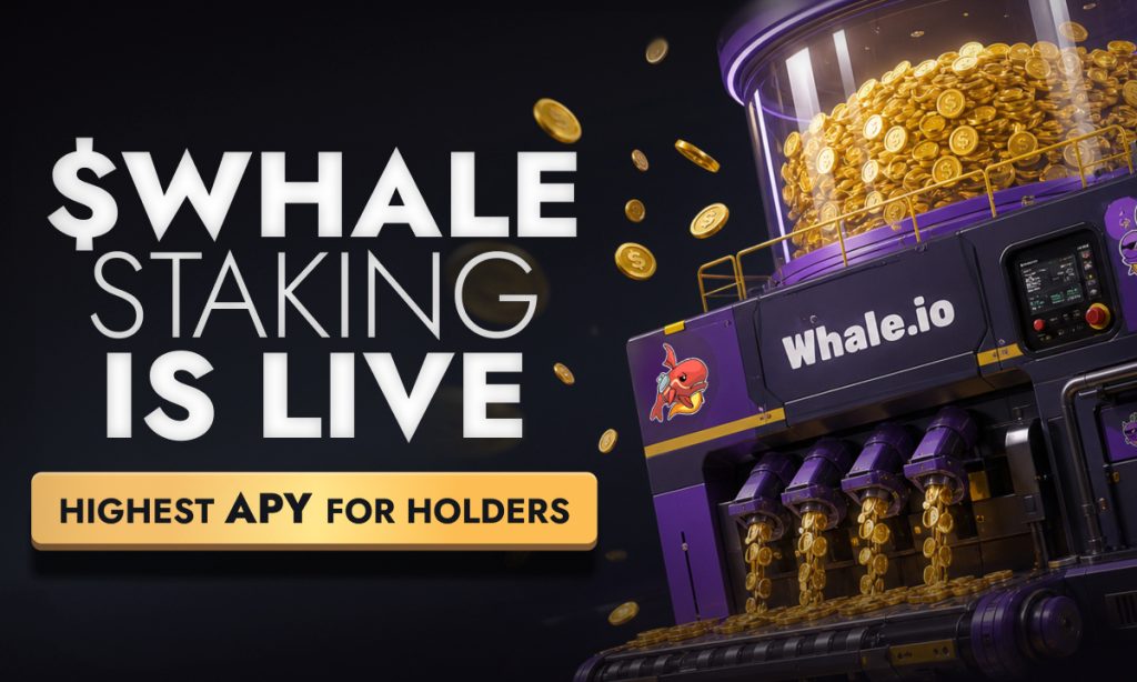 Whale.io Launches Whale Printer: $WHALE Token Staking Whale.io Launches Whale Printer: $WHALE Token Staking