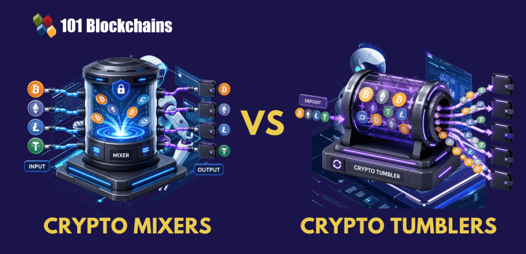 Crypto Mixers vs. Crypto Tumblers: What’s the Difference? Crypto Mixers vs. Crypto Tumblers: What's the Difference?