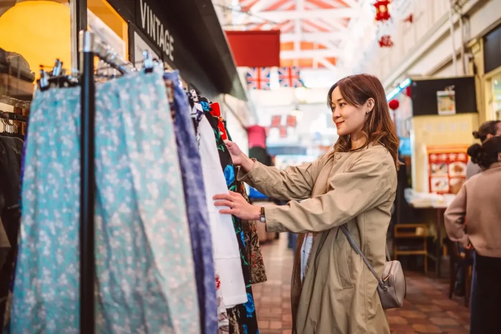 Who is most interested in buying second-hand clothing in the U.S.?